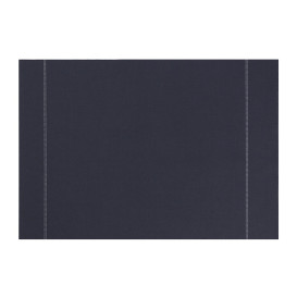 Katoenen placemat "Day Drap" donker blauw 32x45cm (12 stuks) 