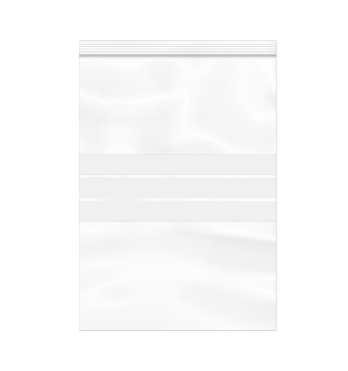 Plastic zak met rits Automatische sluiting Schrijfblokje 25x35cm G-160 (100 stuks) Plastic zak met rits Automatische sluiting Schrijfblokje 25x35cm G-160 (100 stuks)