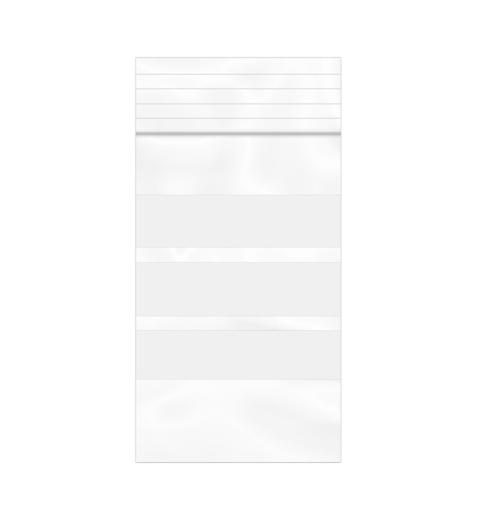 Plastic zak met rits drukknoopsluiting 4x6cm G-200 (1000 stuks) Plastic zak met rits drukknoopsluiting 4x6cm G-200 (1000 stuks)