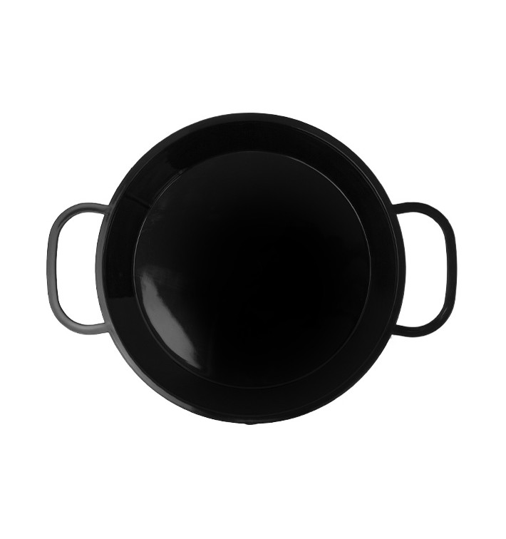 Zwarte Paella Pan van PP 300ml (100 Stuks) Zwarte Paella Pan van PP 300ml (100 Stuks)