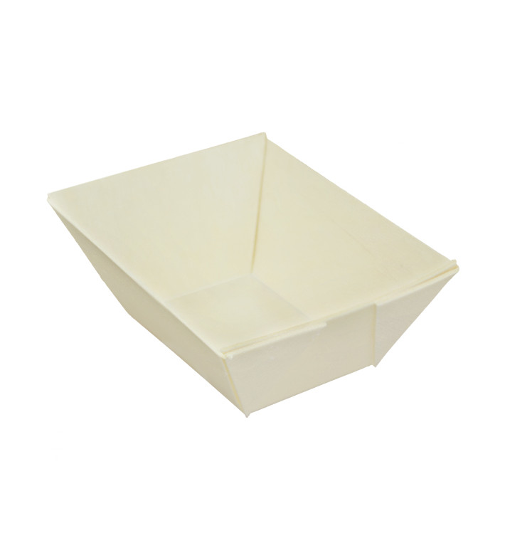 Amuse Bootje Hout 90ml 8,7x6,3cm (432 Stuks) Amuse Bootje Hout 90ml 8,7x6,3cm (432 Stuks)