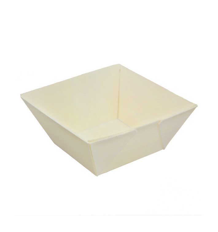 Houten Vierkant Proefglas 290ml (24 Stuks) Houten Vierkant Proefglas 290ml (24 Stuks)