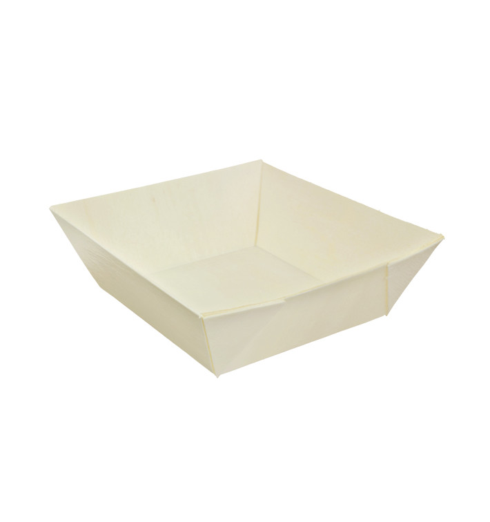 Amuse Bootje Hout 480ml 14,5x12x5cm (144 Stuks) Amuse Bootje Hout 480ml 14,5x12x5cm (144 Stuks)