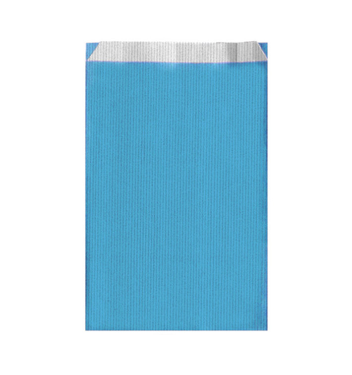 Papieren envelop turkoois 19+8x35cm Papieren envelop turkoois 19+8x35cm