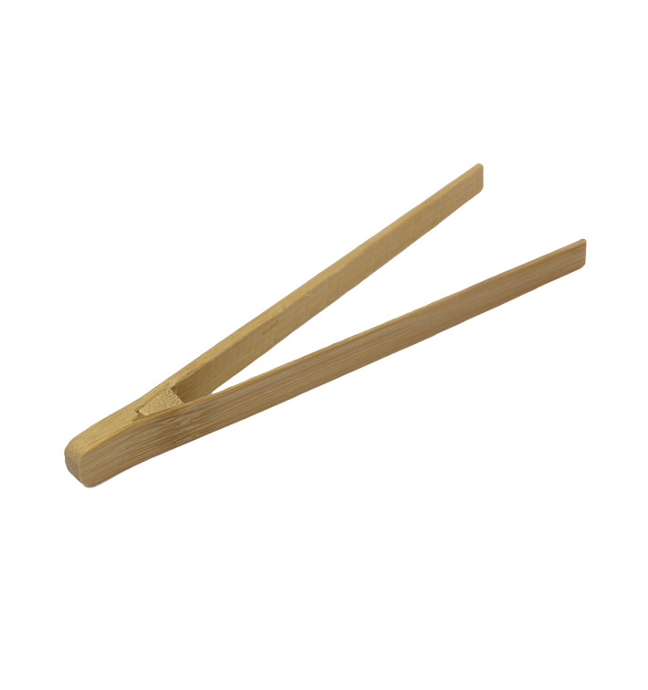 Bamboe Bediening tang 12cm (12 stuks) Bamboe Bediening tang 12cm (12 stuks)