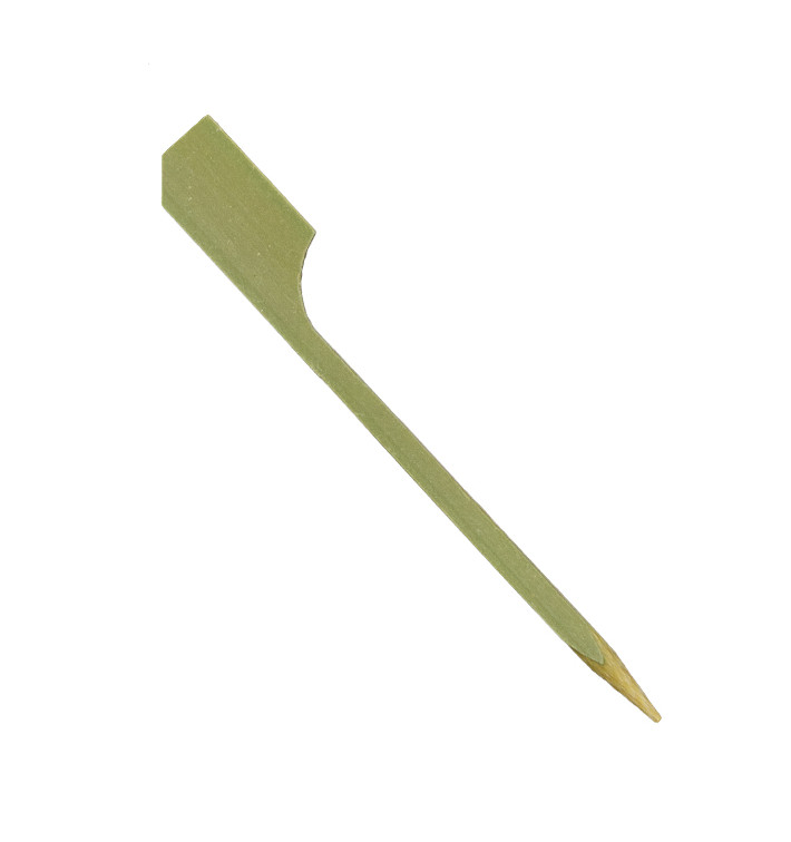 Prikkers “Golf” 7cm Naturel Bamboe (50 Stuks) Prikkers “Golf” 7cm Naturel Bamboe (50 Stuks)