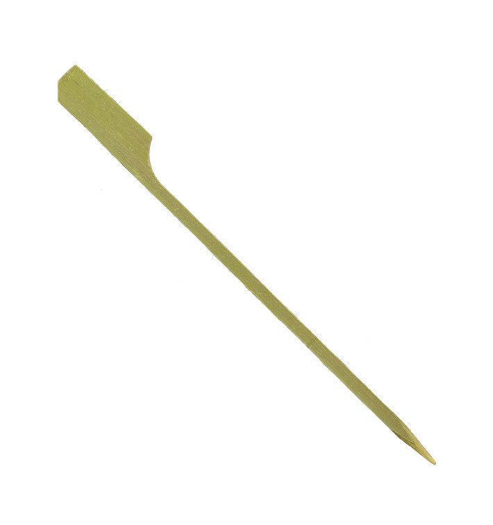 Natuurlijke Groene Prikkers “Golf” 12cm Bamboe (10.000 Stuks) Natuurlijke Groene Prikkers “Golf” 12cm Bamboe (10.000 Stuks)