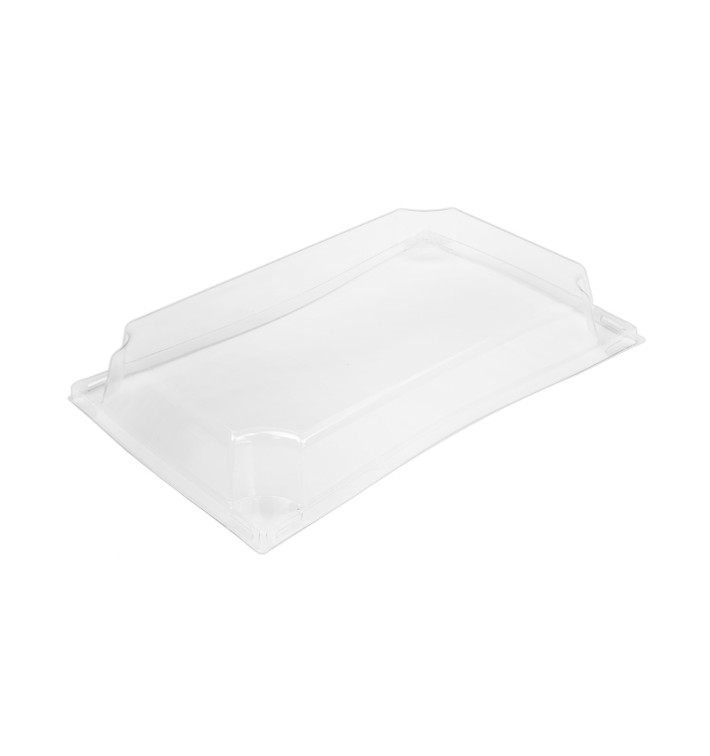 Plastic PET Deksel Container 500ml 20,8x13,1x3,2cm (12 Stuks) Plastic PET Deksel Container 500ml 20,8x13,1x3,2cm (12 Stuks)