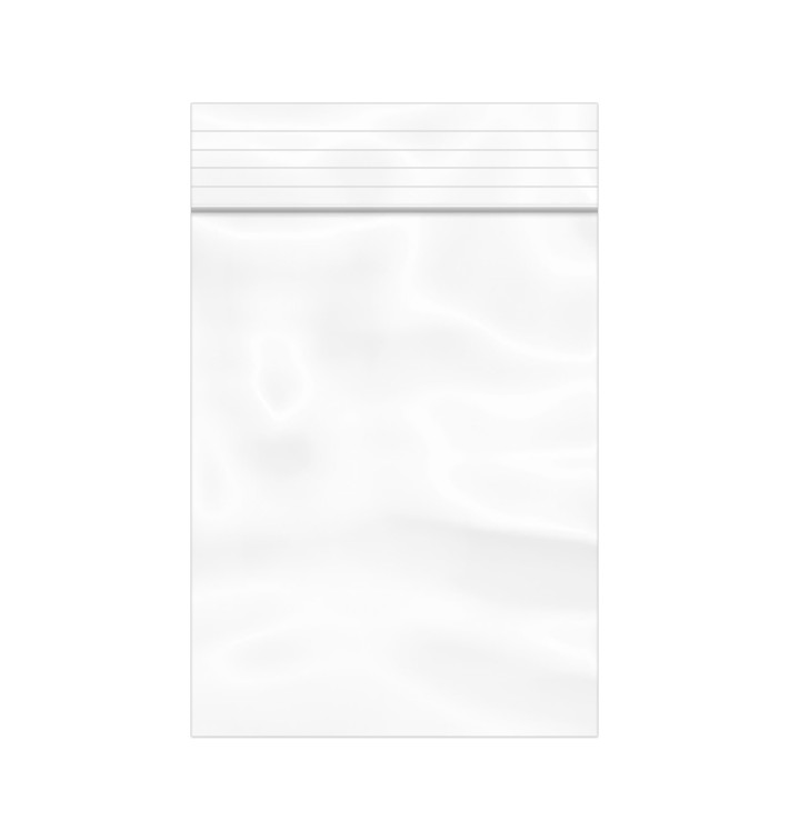 Plastic zak met rits drukknoopsluiting 6x8cm G-200 (1000 stuks) Plastic zak met rits drukknoopsluiting 6x8cm G-200 (1000 stuks)
