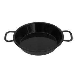 Zwarte Paella Pan van PP 120ml (20 Stuks)