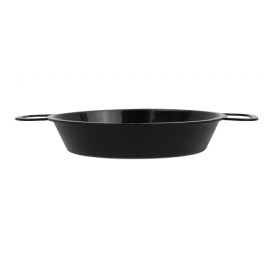 Zwarte Paella Pan van PP 120ml (20 Stuks)