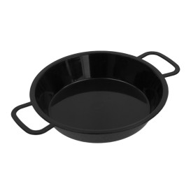 Zwarte Paella Pan van PP 120ml (20 Stuks)
