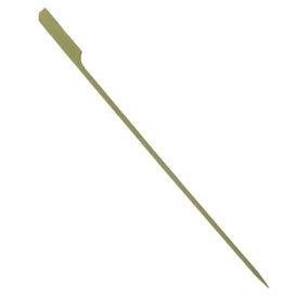Natuurlijke Groene Prikkers “Golf” 25cm Bamboe (250 stuks) 