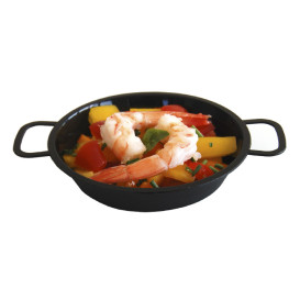 Zwarte Paella Pan van PP 120ml (20 Stuks)