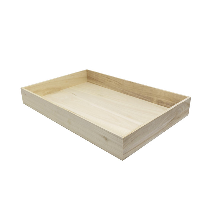 Houten Etalerende Box 60x40x7,5cm (8 stuks) Houten Etalerende Box 60x40x7,5cm (8 stuks)