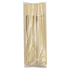 Prikkers “Golf” 25cm Naturel Bamboe (100 Stuks) 