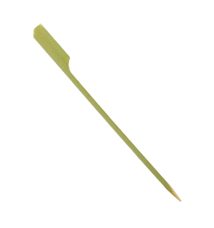 Bamboe vleespennen Golf Design Naturel groen 15cm (2.500 stuks) Bamboe vleespennen Golf Design Naturel groen 15cm (2.500 stuks)