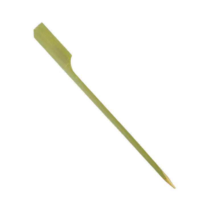 Bamboe vleespennen Golf Design Naturel groen 12cm (2.500 stuks) Bamboe vleespennen Golf Design Naturel groen 12cm (2.500 stuks)