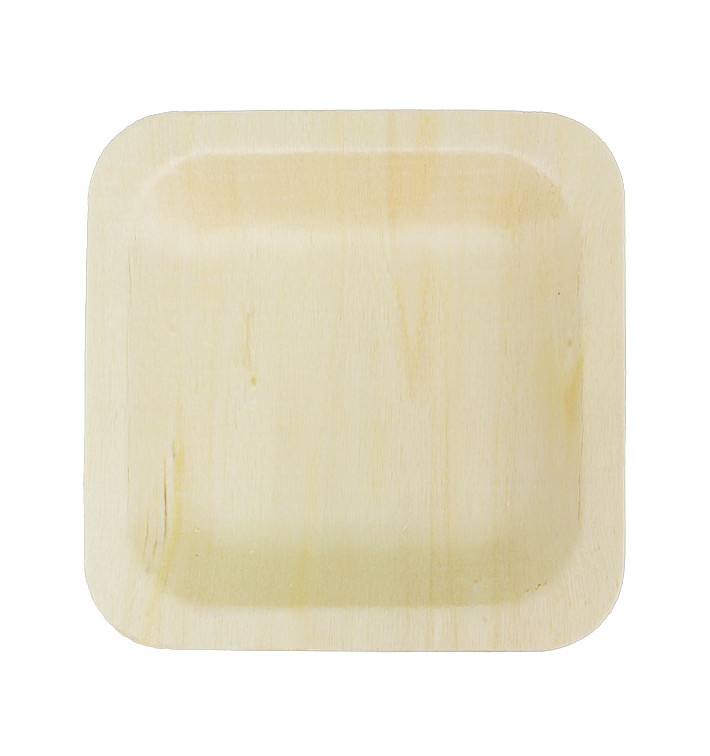 Houten schaal Vierkant 11,5x11,5cm (25 stuks) Houten schaal Vierkant 11,5x11,5cm (25 stuks)
