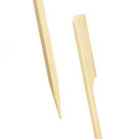 Prikkers “Golf” 18cm Naturel Bamboe (100 Stuks)  