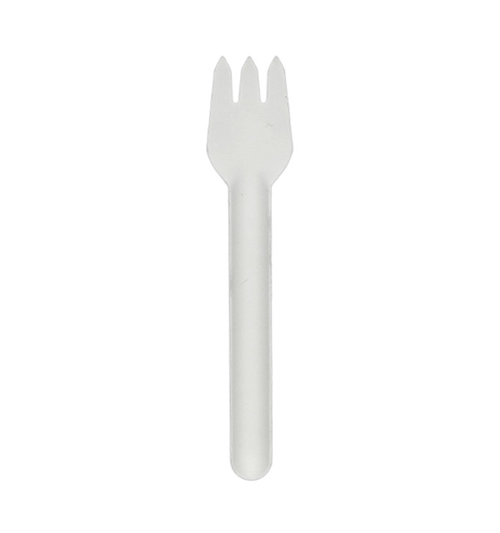 Suikerriet Vork Wit 16cm (50 stuks) Suikerriet Vork Wit 16cm (50 stuks)