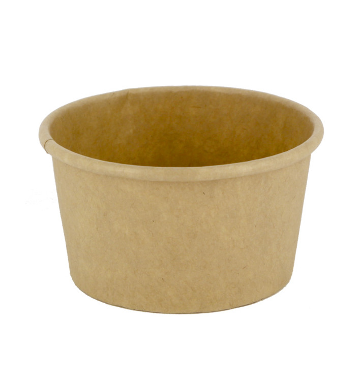 Kartonnen Kraft Pot voor sauzen 75ml Ø7,3cm (50 Units) Kartonnen Kraft Pot voor sauzen 75ml Ø7,3cm (50 Units)