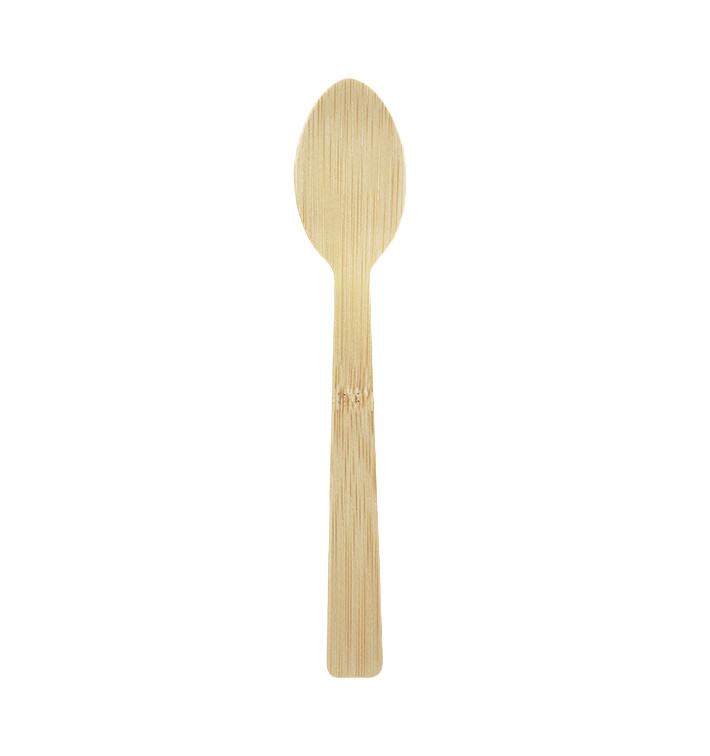 Bamboe wegwerp lepel 17cm (50 stuks) Bamboe wegwerp lepel 17cm (50 stuks)