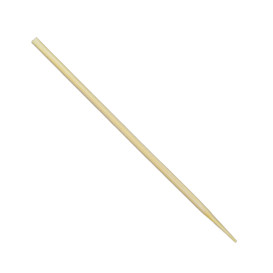 Prikkers 8cm Naturel Bamboe (100 Stuks)