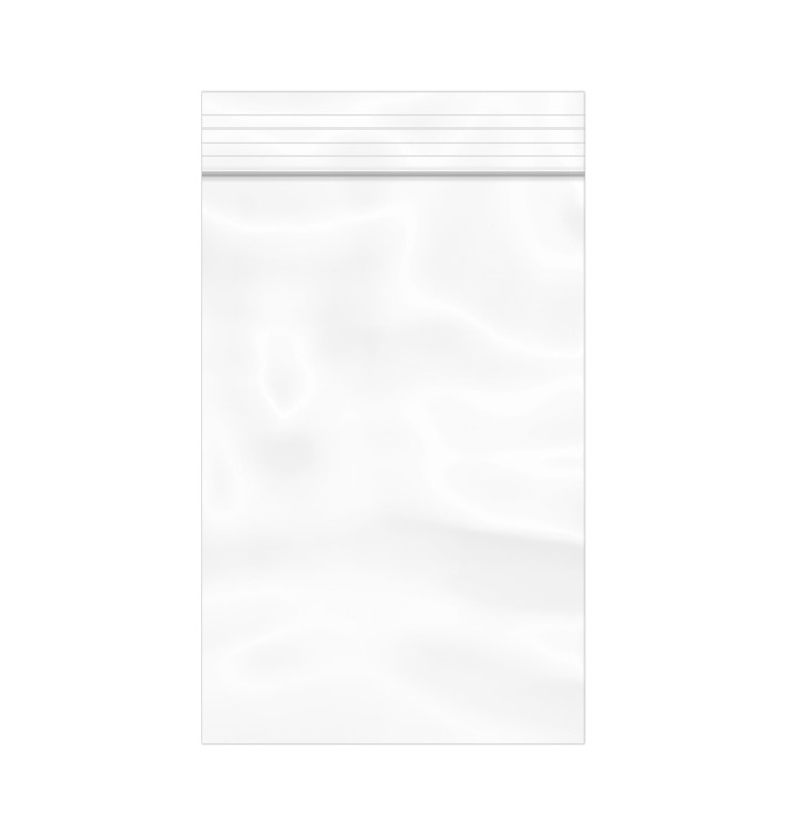Plastic zak met rits drukknoopsluiting 8x12cm G-300 (100 stuks) Plastic zak met rits drukknoopsluiting 8x12cm G-300 (100 stuks)