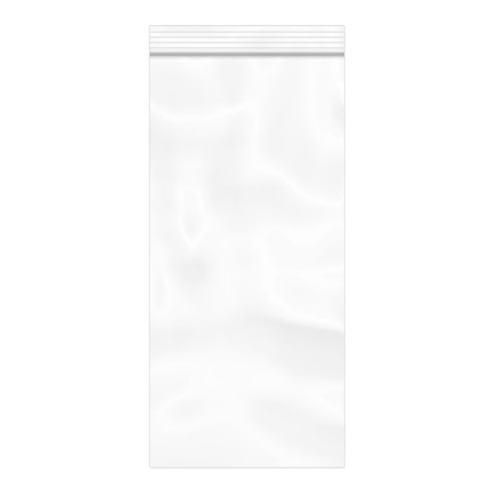 Plastic zak met rits drukknoopsluiting 14x30cm G-300 (100 stuks)