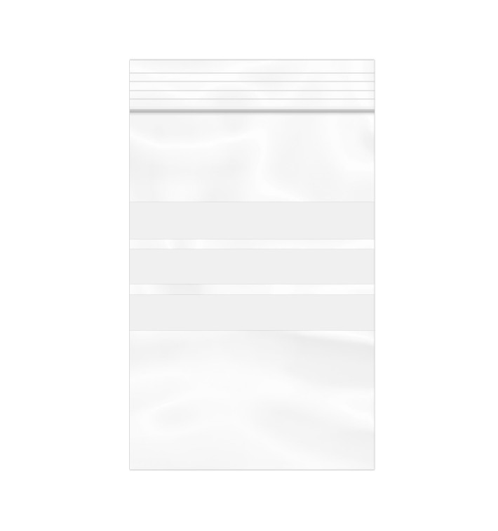 Plastic zak met rits drukknoopsluiting 10x15cm G-200 (1000 stuks) Plastic zak met rits drukknoopsluiting 10x15cm G-200 (1000 stuks)