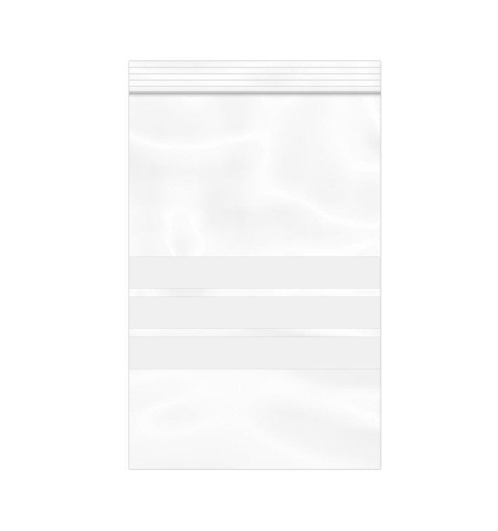 Plastic zak met rits drukknoopsluiting 12x18cm G-200 (100 stuks) Plastic zak met rits drukknoopsluiting 12x18cm G-200 (100 stuks)
