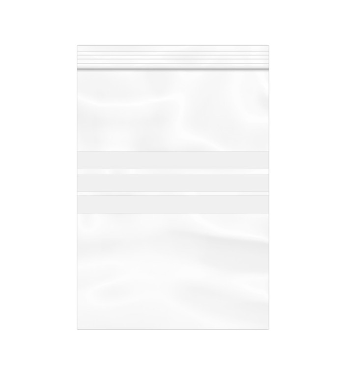 Plastic zak met rits drukknoopsluiting 16x22cm G-200 (1000 stuks) Plastic zak met rits drukknoopsluiting 16x22cm G-200 (1000 stuks)