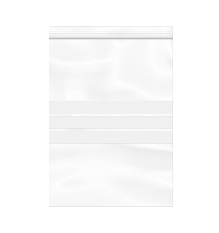 Plastic zak met rits drukknoopsluiting 25x35cm G-200 (1000 stuks) Plastic zak met rits drukknoopsluiting 25x35cm G-200 (1000 stuks)