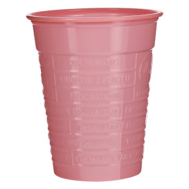 Plastic PS beker roze 200ml Ø7cm (1.500 stuks)