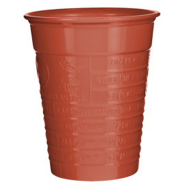 Plastic PS beker rood 200ml Ø7cm (1.500 stuks)