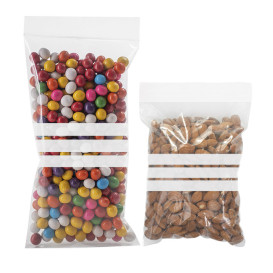 Plastic zak met rits drukknoopsluiting 30x40cm G-200 (1000 stuks)