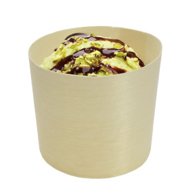 Houten Proeving beker 0,5 Oz/14ml 4,4x4,5cm (100 stuks)  Houten Proeving beker 0,5 Oz/14ml 4,4x4,5cm (100 stuks)