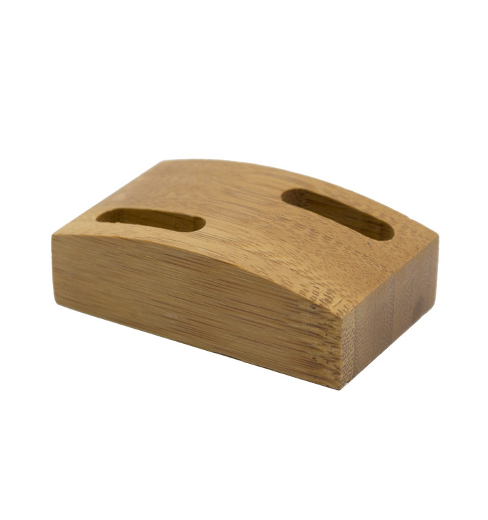 Bamboe vleespennen houder dienblad 6x3,5cm (10 stuks) Bamboe vleespennen houder dienblad 6x3,5cm (10 stuks)