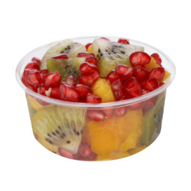 Tub Deli Container PLA transparant Compostable 355ml (50 stuks) 