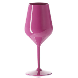 Herbruikbaar glas Wijn Tritan Roze 470ml (1 Stuk)