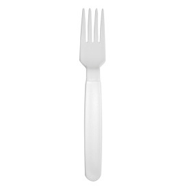 Herbruikbaar Duurzaam Vork PP Wit 18,5cm (180 Stuks)