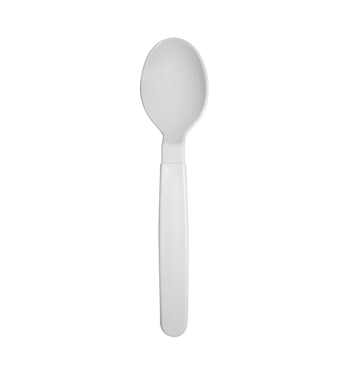Herbruikbaar Duurzaam Lepel PP Wit 18,5cm (6 Stuks) Herbruikbaar Duurzaam Lepel PP Wit 18,5cm (6 Stuks)
