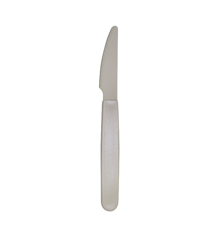 Herbruikbaar Duurzaam Mes PP 18,5cm Grijs (6 Stuks) Herbruikbaar Duurzaam Mes PP 18,5cm Grijs (6 Stuks)