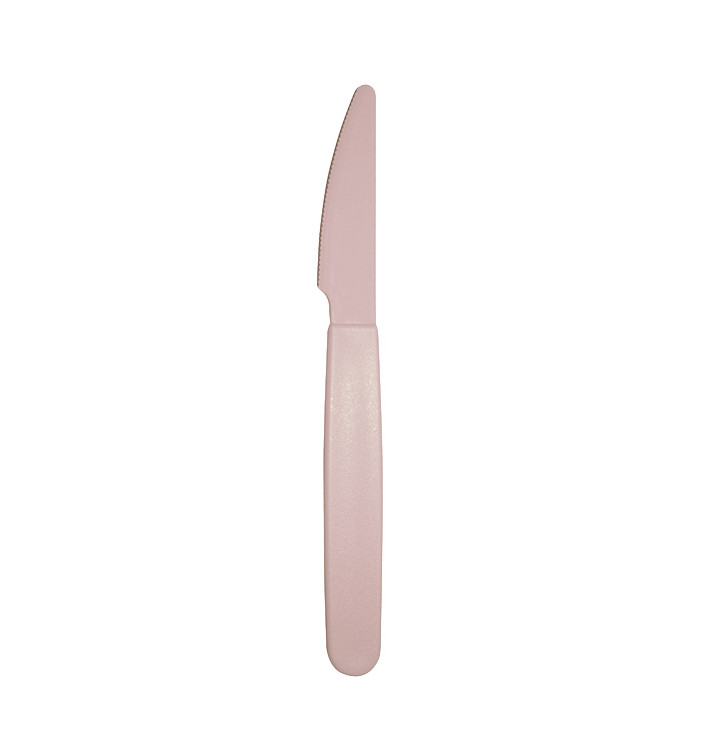 Herbruikbaar Duurzaam Mes PP 18,5cm Roze (6 Stuks) Herbruikbaar Duurzaam Mes PP 18,5cm Roze (6 Stuks)