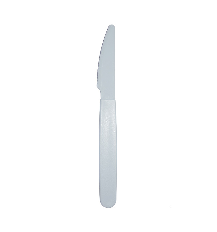 Herbruikbaar Duurzaam Mes PP 18,5cm Blauw (180 Stuks) Herbruikbaar Duurzaam Mes PP 18,5cm Blauw (180 Stuks)