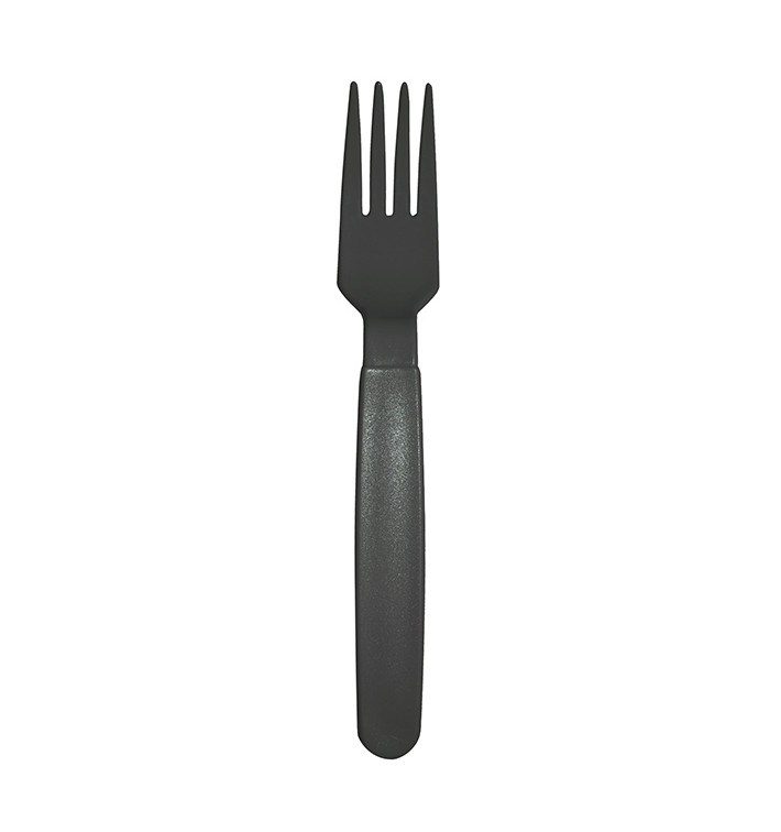 Herbruikbaar Duurzaam Vork PP Antraciet 18,5cm (6 Stuks) Herbruikbaar Duurzaam Vork PP Antraciet 18,5cm (6 Stuks)