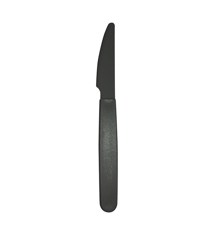 Herbruikbaar Duurzaam Mes PP 18,5cm Antraciet (6 Stuks) Herbruikbaar Duurzaam Mes PP 18,5cm Antraciet (6 Stuks)