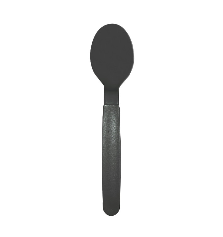 Herbruikbaar Duurzaam Lepel PP Antraciet 18,5cm (180 Stuks) Herbruikbaar Duurzaam Lepel PP Antraciet 18,5cm (180 Stuks)