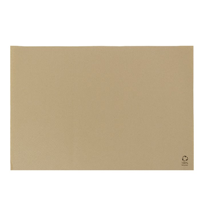 Papieren Placemats 35x50cm kraft Recycled (1000 stuks) Papieren Placemats 35x50cm kraft Recycled (1000 stuks)